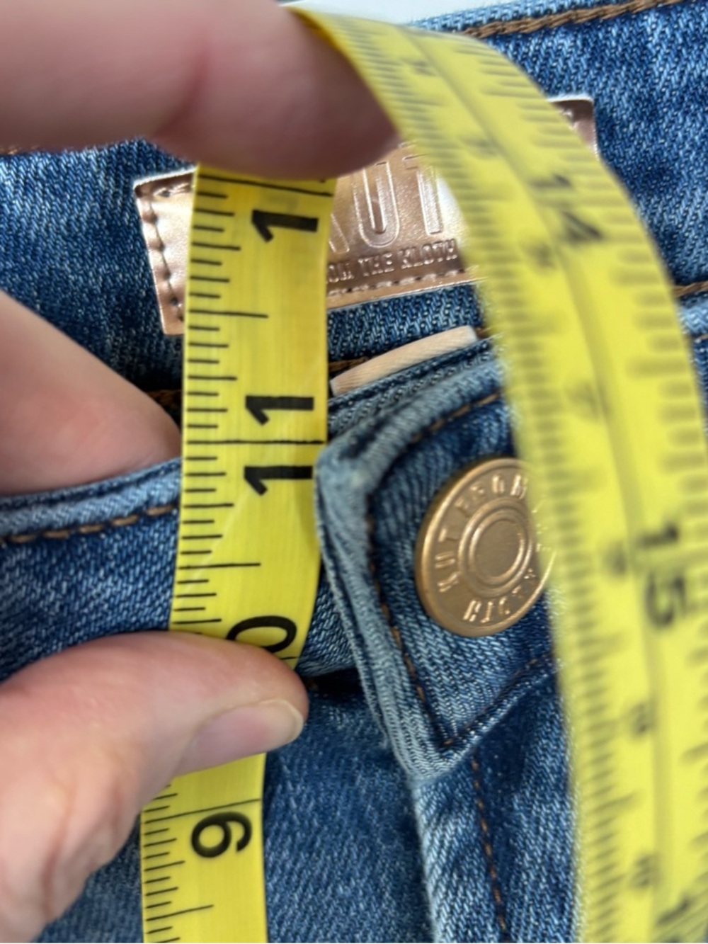 Kut Fab Ab Super Wide Leg Jeans Size 10 - Picture 7 of 9